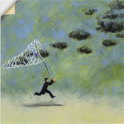 Produktbild von ARTland Wandbild, selbstklebend Wolkenfänger Größe: 30x30 cm