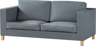 Produktbild von Dekoria Bezug für Karlanda Schlafsofa, kurz, grau, Bezug für Schlafsofa Karlanda kurz