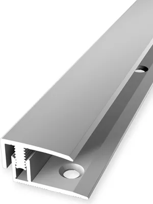 Produktbild von PROVISTON | Anpassungsprofil | Laminatabschluss | Breite: 21 mm | Höhenausgleich: 7 - 12 mm | Länge: 1000 mm | Aluminiumprofil | Silber | 1 Stück