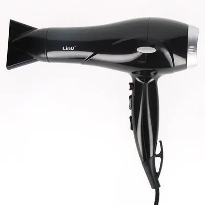 Immagine prodotto di LinQ, asciugacapelli professionale 2600W, nero/argento