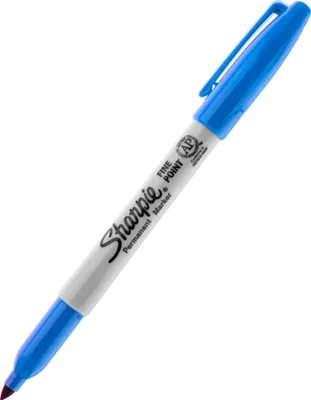 Produktbild von Permanentmarker, dokumentenechter Laborstift, Sharpie Fine, blau