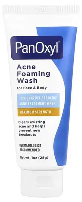 Produktbild von Reinigungsschaum, PanOxyl, gegen Akne und Hautausschläge, 10 %, USA, 28 g