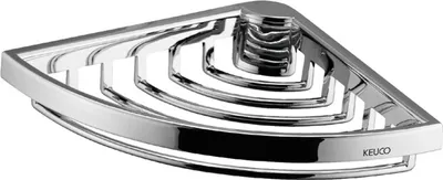 Image de KEUCO tablette de douche d'angle, amovible, chromée, 24943010000