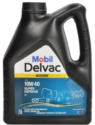 Produktbild von MOBIL Delvac Modern Super Defense V1 für 10W-40 4 Liter Motoröl Motorenöl Mack EO-N RLD-2 VDS-3 228.5 235.27 MAN M 3277 MTU-3 CUMMINS CES 20072 RXD Öl