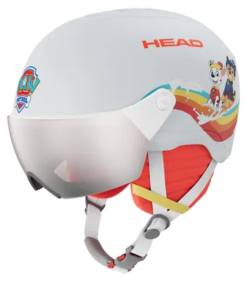 Produktbild von Head Yuki Visor Paw Kinder-Skihelm weiß 48-51