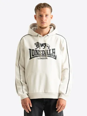 Produktbild von Herren Kapuzensweatshirt normale Passform PURFLEET Beige/Black L Lonsdale