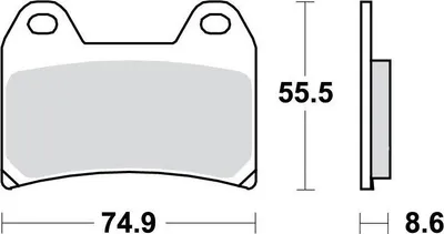Zdjęcie produktu dla Klocki hamulcowe TRW Trw Sinter Mcb 683 Sv