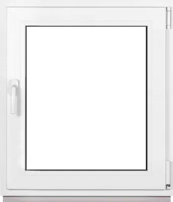 Produktbild von Framex Kellerfenster Fenster Kunststofffenster Weiß Breite x Höhe 70 x 85 cm (700 x 850 mm) 2fach (32 mm) Dreh Kipp DIN Rechts - Premium