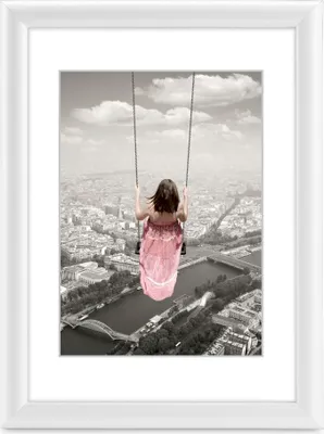 Produktbild von Hama Kunststoffrahmen Swing weiß 40x50 cm