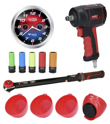 Image de KS-Tools 515.2101 Kit promotionnel pneus/roues The m iniDevil, 12 pièces