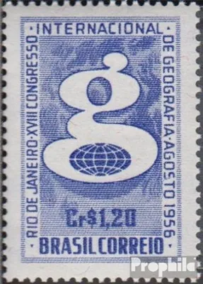 Produktbild von Briefmarken Brasilien 1956 Mi 890 (kompl.Ausg.) postfrisch Geographenkongreß