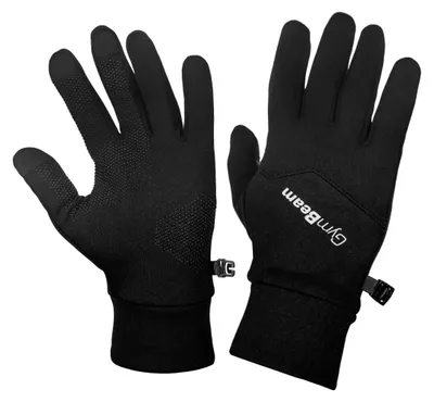 Produktbild von GymBeam - Unstoppable Laufhandschuhe in Black XS/S