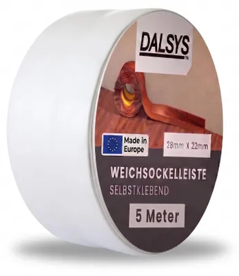 Produktbild von Dalsys Weichsockelleiste selbstklebend 5m Grau