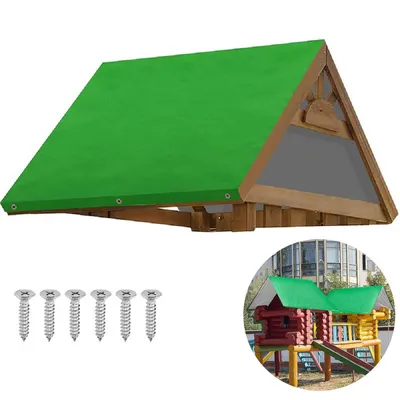 Produktbild von Wasserdichte Ersatzplane, Schatten für Kinderspielgeräte, Grün, 132x228cm