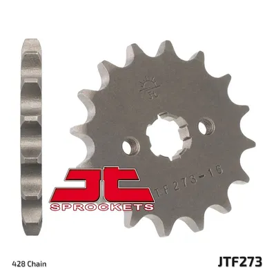 Produktbild von Jt Vorderes Ritzel 2166 15 Für Kawasaki Klx 125 '10-'14, Klx 150 14-15 (216615Jt) (Kette 428)