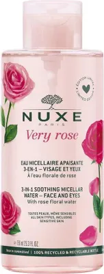 Image de Nuxe, Very Rose, Cleansing, Micellar Water, For All Skin Types, 750 ml
