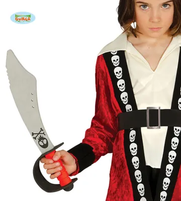 Produktbild von Piraten Schaumstoffschwert Schaumstoffsäbel Waffe 43cm