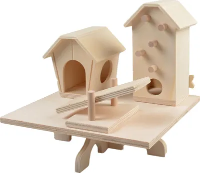 Produktbild von Duvoplus Holzspielplatz für Nager