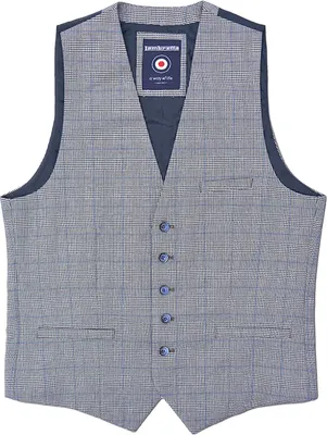 Produktbild von Lambretta - "George" Weste für Herren LB294 (127 cm) (Grau)