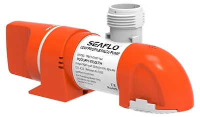 Imagen del producto de Bomba de achique automática de 12V y 1100 GPH con detección de nivel de agua