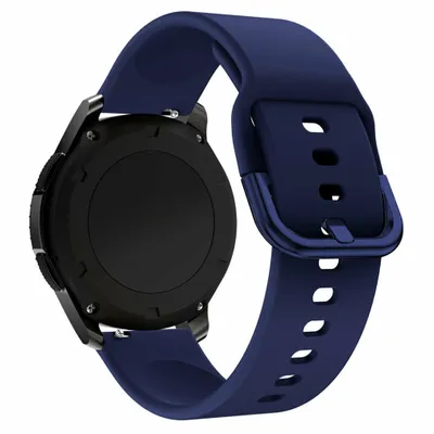 Produktbild von Pasek Silicone Strap Tys Opaska Do Samsung Galaxy Watch 40 / 41 / 42 / 43 / 44 Mm - Ciemnoniebieski