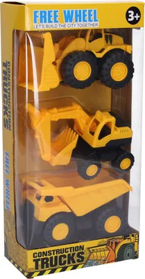Produktbild von Auto-Baumaschine 12 cm 3 Stück