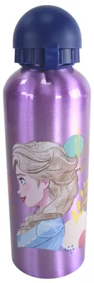 Produktbild von Aluminium Flasche für Kinder 530 ml Isoflasche mit Kappe Kinderflasche