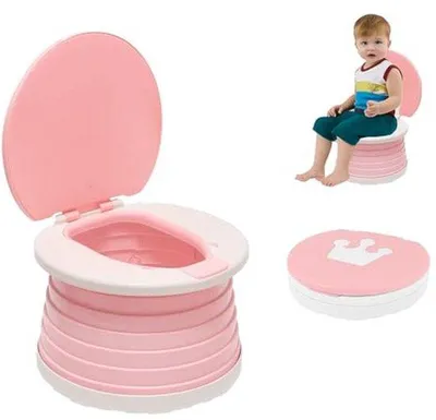 Productafbeelding van Opvouwbare kinderpotje voor toilettraining, handig en draagbaar