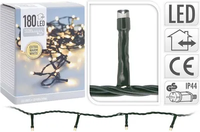 Produktbild von Verlichting 180LED 13.5M Extra Wam Wit - IP44