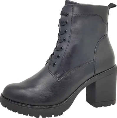 Obrázek produktu pro Marco Tozzi Dámské kotníkové boty se šněrováním Black Casual, Velikost bot:42 EU