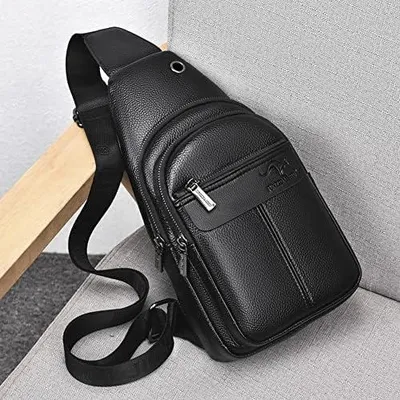 Produktbild von Herren Brusttasche Umhängetasche Sling Bag, Crossbody Tasche für Sport und Reisen