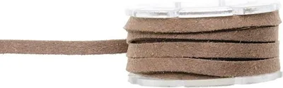 Produktbild von GLOREX Veloursband braun 3mmx2m