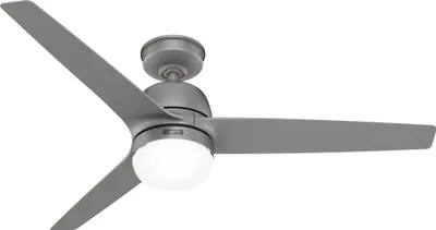Immagine prodotto di Ventilatore da soffitto per esterno con luce e telecomando Seawave Argento 132 cm