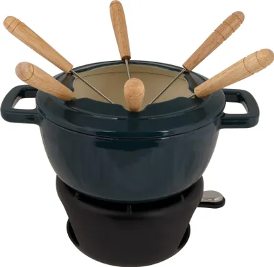 Produktbild von Cosy & Trendy Fondue-Set Fontestic Gusseisen Green Heron – Ø 18 cm