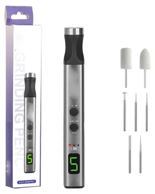 Minislijpmachine, 5 Gänge, 7 Schleifköpfe, Type-C, kabellos