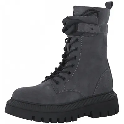 Produktbild von Marco Tozzi Damen Schnürstiefel in Grau, Größe 40