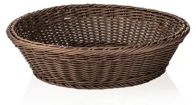Immagine prodotto di Cesto per buffet Cesto di sistema Cesto marrone Gastro rotondo ø 37 cm, polipropilene