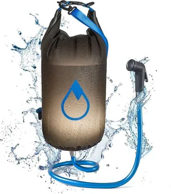 Immagine prodotto di Doccia da campeggio portatile - 10 litri - Impermeabile e pratica