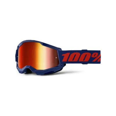 Image de Motorradbrille 100% MX Crossbrille Strata 2 verspiegelt FA23