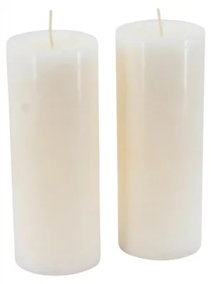 Productafbeelding van Set van 2 XL Hoogwaardige Adventskaarsen Wolwit