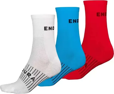 Produktbild von Endura Coolmax (Polyesterfasern)® Race Socken 3 Paare Mehrfarbig EU 42.5-47 Mann Mehrfarbig EU 42.5-47