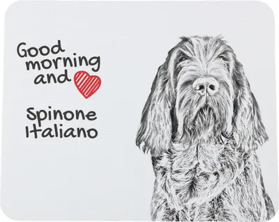 Image de Spinone sous-main de souris avec chien Art-Dog