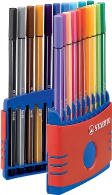 Obrázek produktu pro STABILO Pen 68, Vícebarevný, 1 mm, Vícebarevný, 110 mm, 35 mm, 180 mm