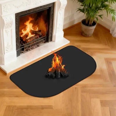 Imagen del producto de Base ignífuga, placa protectora contra chispas de 100 x 60 cm para chimenea
