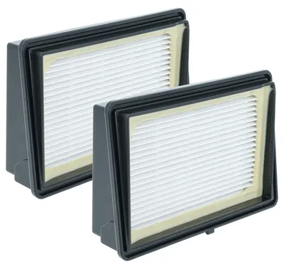 Produktbild von vhbw 2 Staubsaugerfilter kompatibel mit Samsung SC8551, SC8571, SC 8580, SC8581, SC8552, SC8585, SC8583, SC8587 Staubsauger - HEPA-Filter Schwarz Weiß