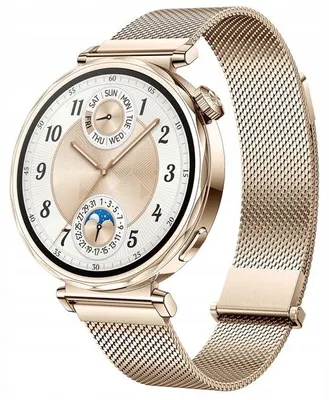 Produktbild von Smartwatch Huawei Watch GT 5 Elegant 41 mm Gold, GPS, Pulsmesser, Karten IP69K