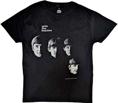 Zdjęcie produktu dla The Beatles Vintage With The Beatles Black 2XL Koszulka