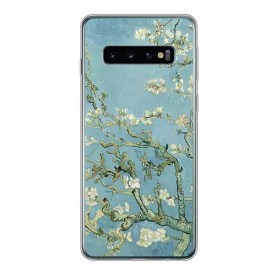 Produktbild von MuchoWow® Handyhülle Schutzhülle Hülle für Samsung Galaxy S10 Mandelblüte - Van Gogh - Kunst Silikon Softcase Handy Hülle - Handytasche
