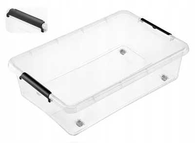 Produktbild von MOXOM Unterbett-Aufbewahrungsbox mit Deckel und Rollen