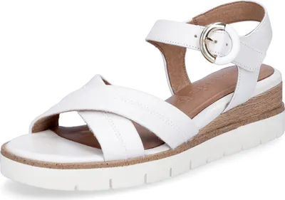 Produktbild von Tamaris Damen Keilsandalette weiß